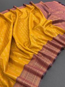 เสื้อนุ่มส่าหรี kanchi kanjivaram Silks ในอินเดีย - Product Image 3