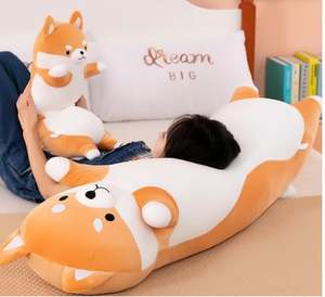 Long Shiba Inu Corgi Plush Foam Filled Body <b>Pillow</b> Giant <b>Stuffed</b> Animals Dog Sleeping <b>Pillow</b> Baby Soothing Toys Unisex 70-130cm - Product Image 4
