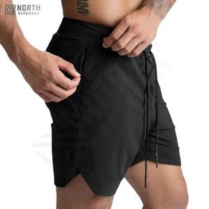 Pantalones Cortos Deportivos de Malla para Hombre, Estilo Informal, Holgados, para Gimnasio, Correr, Aire Libre, Playa, Fitness, Venta al por Mayor, Personalizados - Product Image 4