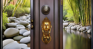 Bouton de poignée de bouddha en laiton durable de style moderne avec installation par vis pour usage domestique - Product Image 5