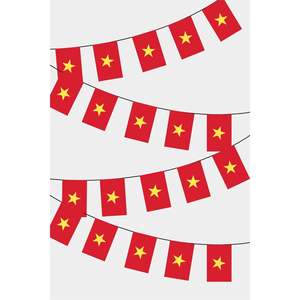 Vietnamese Rectangle Flag <b>Banners</b> with Digital Printing Technique - Product Image 1