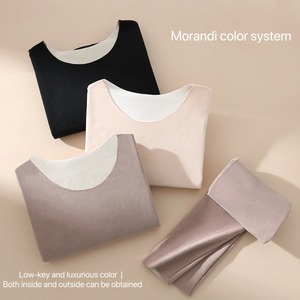 Ropa interior térmica de algodón para mujer Secado rápido Segunda piel Invierno Mujer Termo Conjuntos de ropa interior Proveedor - Product Image 2