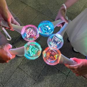 Ball Type <b>Flash</b> Hand <b>Light</b> DMX Central Control 15 Color Led Support Support Stick Star Concert Support <b>Light</b> KPOP - Product Image 1