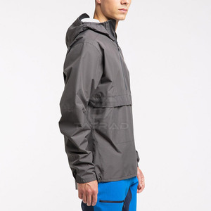 Vestes coupe-vent en toile à capuche à faible MOQ - Couleurs et tailles personnalisées de haute qualité à prix avantageux - Product Image 3