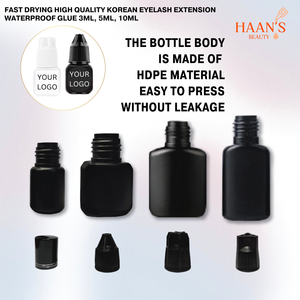 Pegamento de pestañas para extensión de pestañas, secado rápido 1. Pegamento coreano H15 de 3ml/5ml/10ml negro resistente al agua fuerte adhesivo OEM/ODM - Product Image 5