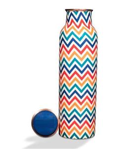 Copper <b>bottle</b> for gym & office, leak-proof, BPA-free, improves digestion and energy colorful copper <b>bottles</b> - Product Image 1