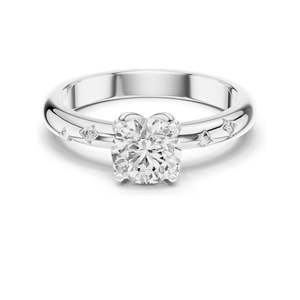 Anillo de Diamante de Laboratorio con Corte Cojín de 0.89 CT para Mujer, VVS-VS EF CVD, Piedras Decorativas, Oro de 18K, 14K, 10K y Plata 925, Rosa - Product Image 1