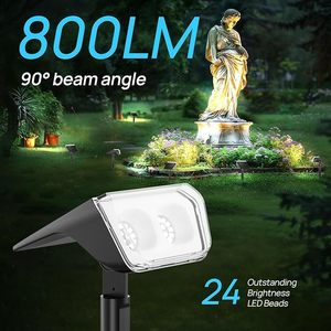 Consciot Set di 2 Luci Solari da Parete per Esterni, 24 LED, dal Tramonto all'Alba, Impermeabili, Regolabili 1-2, Certificate ROHS - Product Image 6