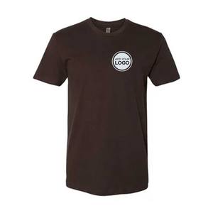 For Level Apparel Men's Premium Slim Fit 100% Cotton CVC T-Shirt (6210) <b>Sand</b> - Product Image 4