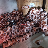 Lampe de sel de l'Himalaya certifiée écologique ISO/CE, base en bois sculptée à la main, qualité supérieure, Feng Shui personnalisé, cadeau d'amour