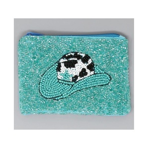 Porte-monnaie perlé coloré fait à la main pour femmes avec des motifs artistiques audacieux pour un look unique et élégant au quotidien - Product Image 2