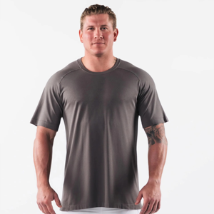 Camiseta Popular de Cuello Redondo y Manga Corta para Hombre, Estilo Básico para el Día a Día, Colores y Tallas Personalizadas, Apta para Impresión de Logotipos, Venta al Por Mayor - Product Image 1