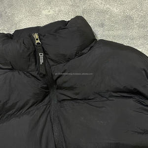 Chaqueta de invierno personalizable para hombre, chaleco ligero con soporte de burbujas, diseño sin mangas empacable, estilo callejero de talla grande - Product Image 4