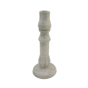 Bougie en bois pilier décoration de la maison support en bois et métal brun pièce maîtresse Design moderne bougeoir - Product Image 5