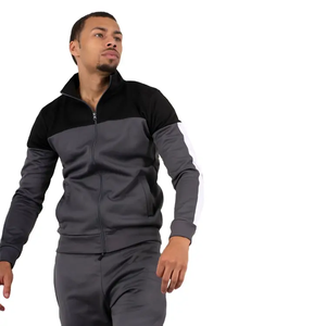 New Side Stripe Panel Blank Training Wear <b>Men</b> Tracksuit Pants Jogging Wear Clothing Sportswear Plain Set tracksuit for <b>men</b> - Product Image 2