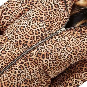 Wholesale Printed Puffer Jackets With Zipper up Printed Design High Quality Custom Bubble Women 2025 Puffer Jacket - Product Image 4