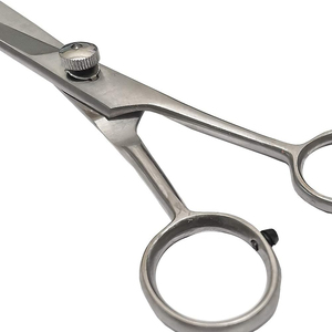 Ciseaux de coiffure professionnels en acier inoxydable pour salon, pliables, à long manche, pour droitiers, hommes et femmes - Product Image 3