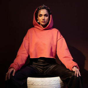 Femmes Crop Top Tricoté Hoodies All Season Fashion Stylish Comfortable Casual Streetwear Trendy Outfit - Product Image 3