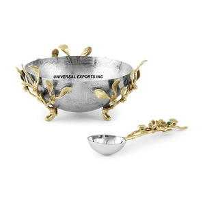 Cuenco de chocolate de metal de lujo Cuenco dulce hecho a mano personalizado Cuenco de chocolate al por mayor con estilo clásico - Product Image 2