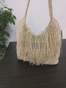 Nouveau design et luxe avec sac en papier Rafia sac fait main pour femmes - Product Image 5