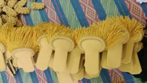 แผ่นรองไหล่ทำจากผ้าคอตตอนผ้าไหมมัสตาร์ดสีสั่งทำได้จากผู้ผลิตโดยตรงจากอุตสาหกรรม abald - Product Image 6