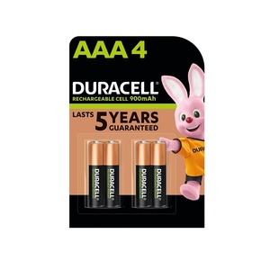 Duracell AAA- 900mAh pin có thể sạc lại-Gói 4 - Product Image 3