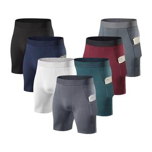 Pantalones Cortos Deportivos de Yoga de Secado Rápido de Alta Calidad para Hombre, Personalizados con Logotipo, al por Mayor, para Gimnasio - Product Image 1