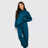 OEM <strong>Best</strong> Quality Breathable Winter Streetwear Oversized <strong>Zip</strong> up Hoodie Pleated Two Piece Tracksuit Sweatsuit Set Women