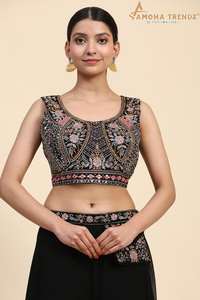 Lehenga choli อินเดียอินเดียและ dupatta อินเดียกับกระจกและเย็บปักถักร้อยงานส่งออก - Product Image 4