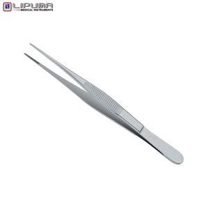 Fórceps de alta calidad, fórceps de vendaje estrecho, 14,5 cm, punta estrecha, instrumentos médicos esterilizables de acero inoxidable quirúrgico - Product Image 6