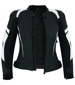 Ropa deportiva de carreras de motos personalizable para hombre 100% chaqueta de cuero genuino de alta calidad con logotipo personalizado transpirable - Product Image 3