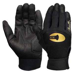 Guantes de bateo de béisbol blancos Color Cómodo Parche extra Cuero Mejor agarre para murciélago Guantes de bateo para adultos jóvenes Alta calidad - Product Image 2