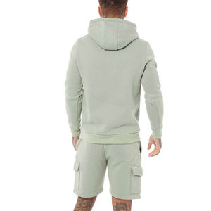 Sudaderas con capucha informales y conjunto corto 100 por ciento de algodón Ropa de entrenamiento para hombre con logotipo personalizado Sudadera con capucha de manga larga Pakistán hecho - Product Image 2
