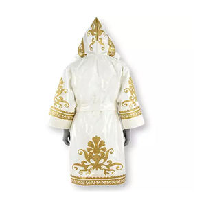 ชุดคลุมชกมวยผ้าซาตินแบบสั่งทำรุ่นใหม่ สำหรับทุกเพศ ระบายอากาศได้ดี แห้งเร็ว เหมาะสำหรับการฝึกซ้อมศิลปะการต่อสู้ ราคาโรงงาน - Product Image 3