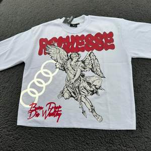 T-shirts personnalisés en tricot surdimensionné, coupe ample, col rond, manches courtes, écologiques, anti-froissement, séchage rapide, respirants - Product Image 4