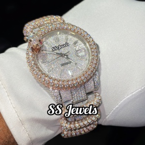 Reloj Mecánico Personalizado de Acero Inoxidable de 41 mm con Serpiente 3D de Lujo para Hombre, Estilo Hip Hop, Cristal Analógico, Moissanita de Alta Calidad - Product Image 1