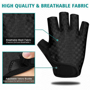 Premium Quality Khirad Sports Cycling <b>Gloves</b> Leather/<b>Mesh</b>/Neoprene Materials Customizable Options for Training-Best Cycling - Product Image 6