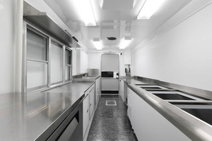 Remorque de crème glacée F59 de 14 pieds en acier inoxydable en fibre de verre résistant à la rouille suivi GPS pour collations hot-dogs bonbons chips restauration rapide - Product Image 2