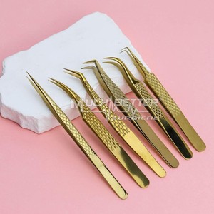 ชุดแหนบขนตาปลอมทำจากเส้นใยแบบปรับแต่งฉลากได้ตามต้องการทำจากสเตนเลสสตีลสำหรับการต่อขนตาด้วยการพิมพ์ลายเพชร - Product Image 4