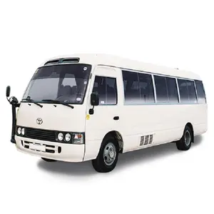 Used Toyota Coaster Bus 23-30 Passengers Tourist minibus in high quality good condition japan bus with diesel engine