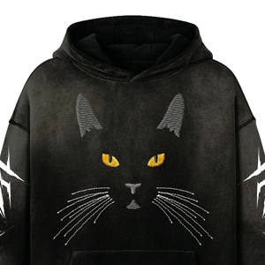 Diseñe su propio logotipo Superventas Algodón Diseño mezclado Hombres Sudaderas con capucha Logotipo personalizado Jersey Hombres Sudadera con capucha de gran tamaño - Product Image 2