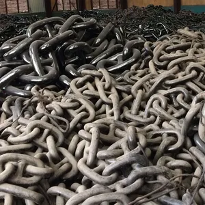 Heavy Duty Pressure Resistant Welded Marine Anchor Chain Short Link For Ship