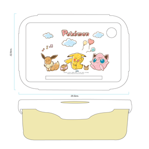 Lunch Boxes 301 (Pokemon) for Food Airtight Container Plastic Box Best Selling Product from Thailand