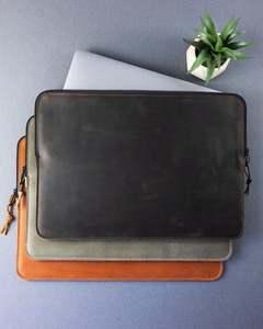 Elegante funda para portátil ligera portátil de cuero genuino, bolsa de oficina clásica para trabajo de negocios, protección de viaje diario, 2017 - Product Image 5