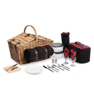 Deluxe <b>Picnic</b> Basket with <b>Blanket</b>-Soft Handmade Storage Basket Wholesale eco-friendly Made in Viet Nam - Product Image 4