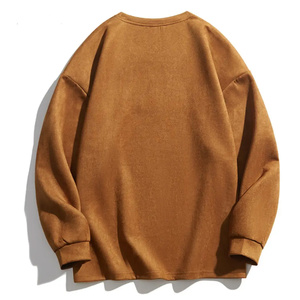 Suéter Casual de Punto con Cuello Redondo y Manga Larga para Mujer, Otoño Invierno, 100% Algodón, Felpa, Antiarrugas, Estilo Urbano, 3D - Product Image 3