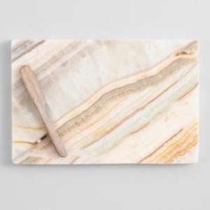 เขียงลายหินอ่อนไม่มีรูพรุนพร้อมพื้นผิวขัดเงาเรียบมีความทนทานต่อแบคทีเรียและกลิ่นในการปรุงอาหารได้อย่างดีเยี่ยม - Product Image 3