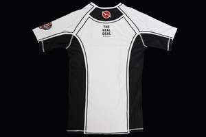 Rashguard de surf à manches courtes pour homme, respirant, anti-UV, écologique, en polyester/nylon, compression, UPF50+, séchage rapide, 2026 - Product Image 2