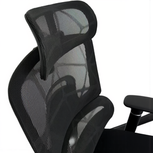 Chaise de bureau exécutive contemporaine en maille chromée avec inclinaison complète, chargement USB et hauteur réglable - Product Image 4