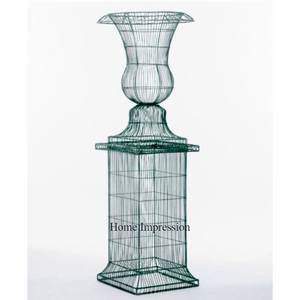 Suministro directo de fábrica Alambre de metal de color plateado Hecho de primera calidad Tamaño humano promedio Decoración de la pieza central de la boda de la India - Product Image 2